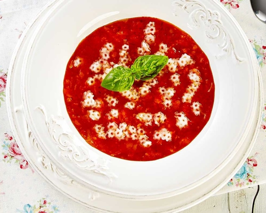 rice pasta Risolino recipe - STARS WITH TOMATO SOUP